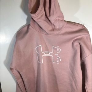 Pink under armor sweatshirt